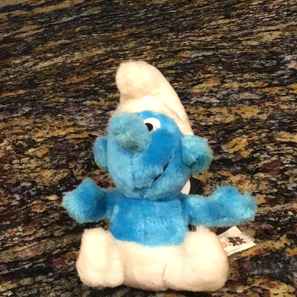 Vintage Smurf stuffed toy, 1980, RARE